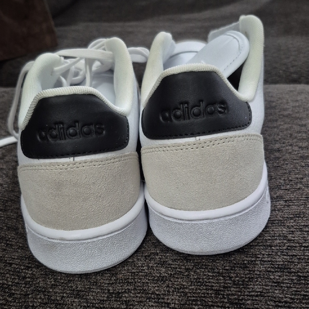 adidas Black and Cream Sneakers